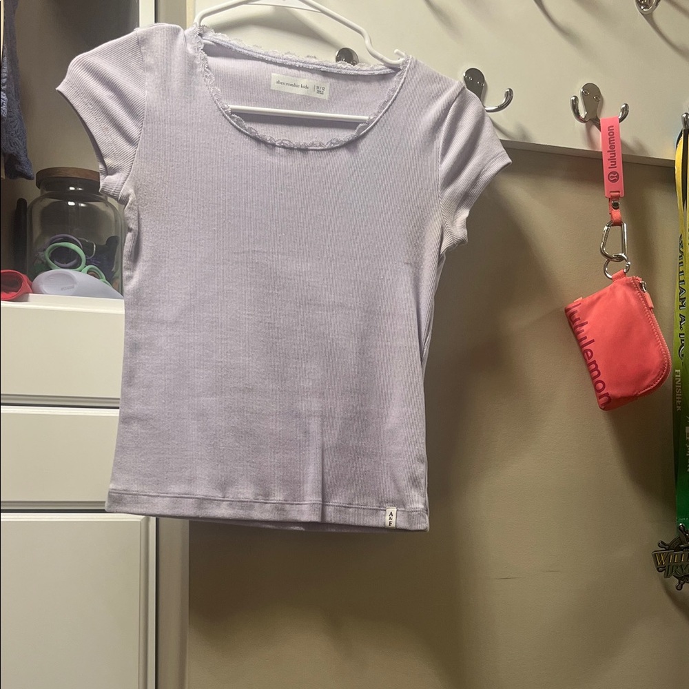 Abercrombie Kids Light Purple T-Shirt